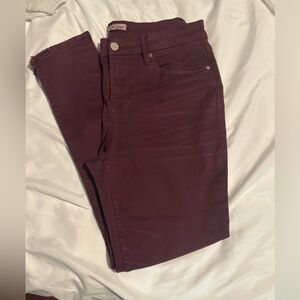 Dear John Deep Burgundy Trousers